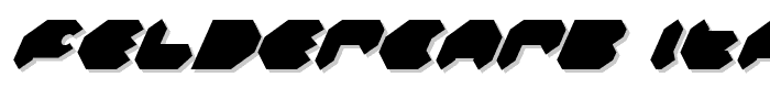 Feldercarb Italic font